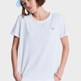 Roxy Oceanwave Regular Emby T shirt - Dame - Egret