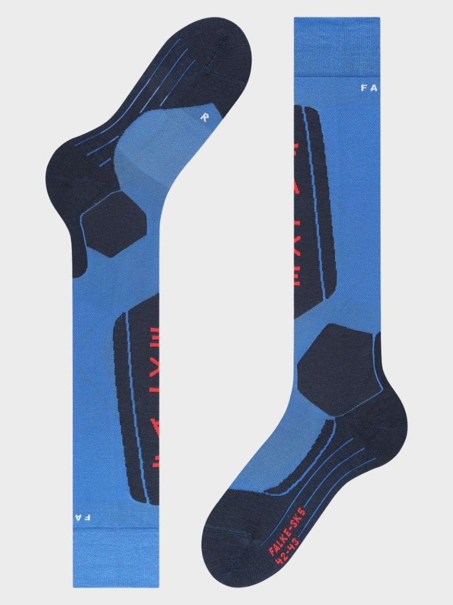 SK5 Expert Silke Skisokker - Herre - Blå (Olympic) - Gumpel & Co