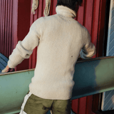 7 Inch Field Shorts - Herre - Off White / Green - Gumpel & Co