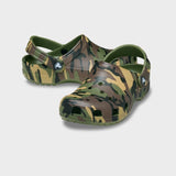 Classic Camouflage Clog Crocs - Børn - Army Green/Multi - Gumpel & Co
