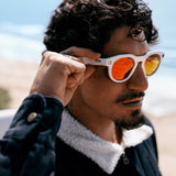 HSTN AI Solbrille - Warm Grey / Prizm Ruby - Gumpel & Co