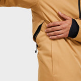 Maroon Insulated 2L Skijakke - Herre - Beige - Gumpel & Co