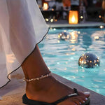 Slim Glitter II Klipklapper - Dame - Black/Black - Gumpel & Co