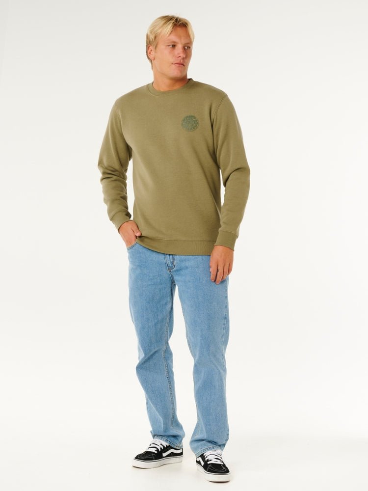 Wetsuit Icon Sweatshirts - Herre - Surplus Green - Gumpel & Co