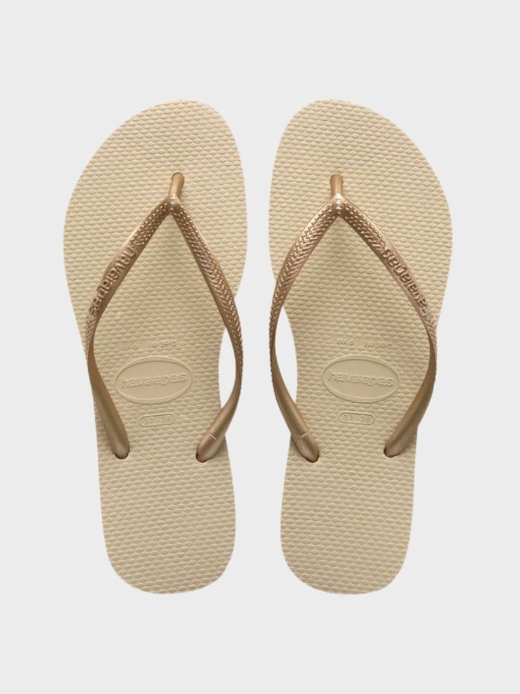 Slim Klipklapper - Dame - SandGrey/L.Gold - Gumpel & Co