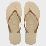 Slim Klipklapper - Dame - SandGrey/L.Gold - Gumpel & Co