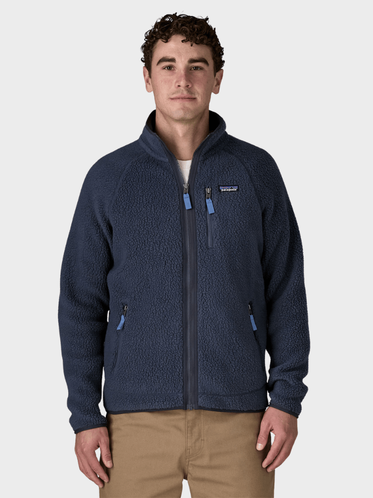 Patagonia Retro Pile Fleecetrøje - Herre - New Navy w/Sunken Blue