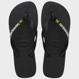 Brasil Logo Klipklapper - Unisex - Black/Black - Gumpel & Co