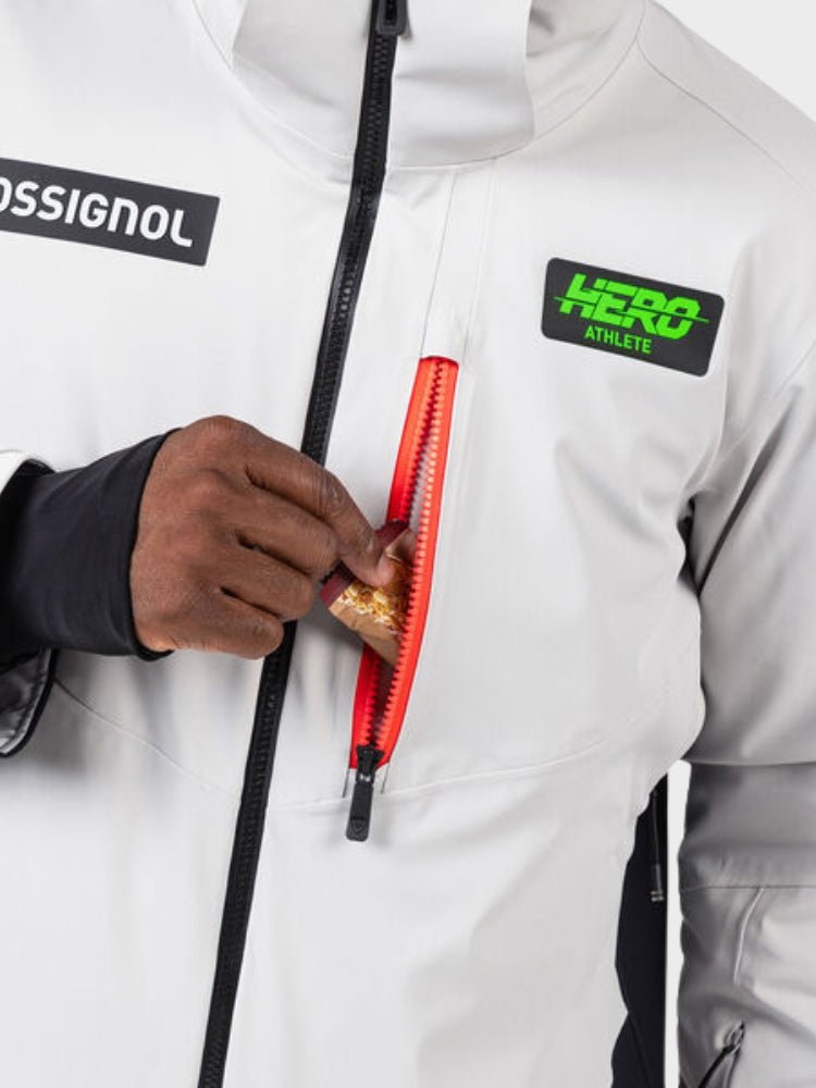 Hero Blackside Insulated Skijakke - Herre - Soft Grey - Gumpel & Co