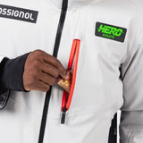 Hero Blackside Insulated Skijakke - Herre - Soft Grey - Gumpel & Co