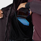 Snowblaze Down Ski Jacket Skijakke - Dame - Huckleberry