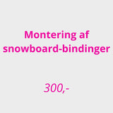 Montering og indstilling af snowboard bindinger - Gumpel & Co
