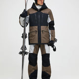 Vertical GORE-TEX Pro Skijakke - Herre - Offblack / Beige