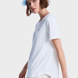 Roxy Oceanwave Regular Emby T shirt - Dame - Egret
