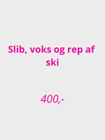 Ski service - Grinding, Waxing and Repair