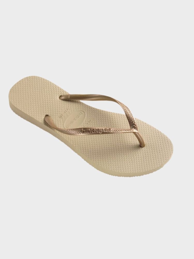 Slim Klipklapper - Dame - SandGrey/L.Gold - Gumpel & Co