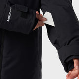 Puffy Isoleret Parka Skijakke - Dame - Black