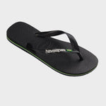 Brasil Logo Klipklapper - Unisex - Black/Black - Gumpel & Co