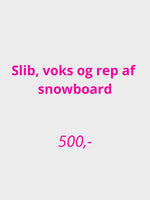 Snowboard Service - Grinding, Waxing and Repair