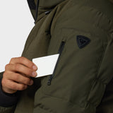Resort Corduroy Dun Bomber Skijakke - Herre - Olive Shadow