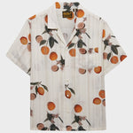 SUPERDRY Beach Printed Kortærmet Skjorte - Dame - Citrus Cream Print