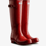 Hunter Original Tall Gloss Boot - Dame - Military Red