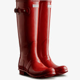 Hunter Original Tall Gloss Boot - Dame - Military Red
