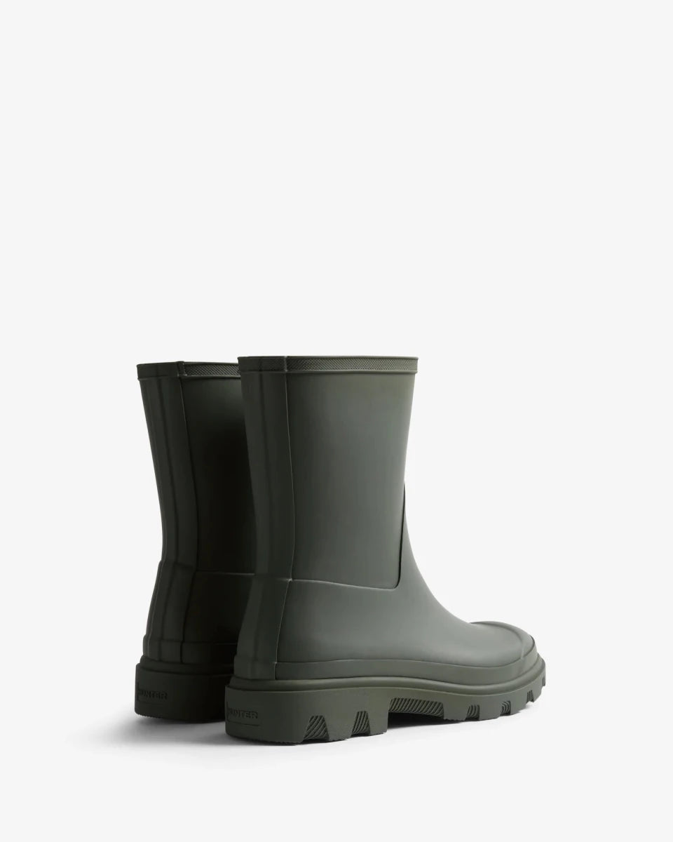 Hunter Downpour Short Boot - Unisex - Dark Olive