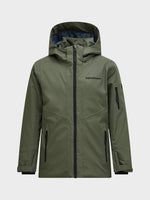 Maroon Insulated Ski Jacket - Kids - Green