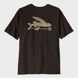 Flying Fish Responsibili T shirt - Herre - Den Brown: Coastal Edge