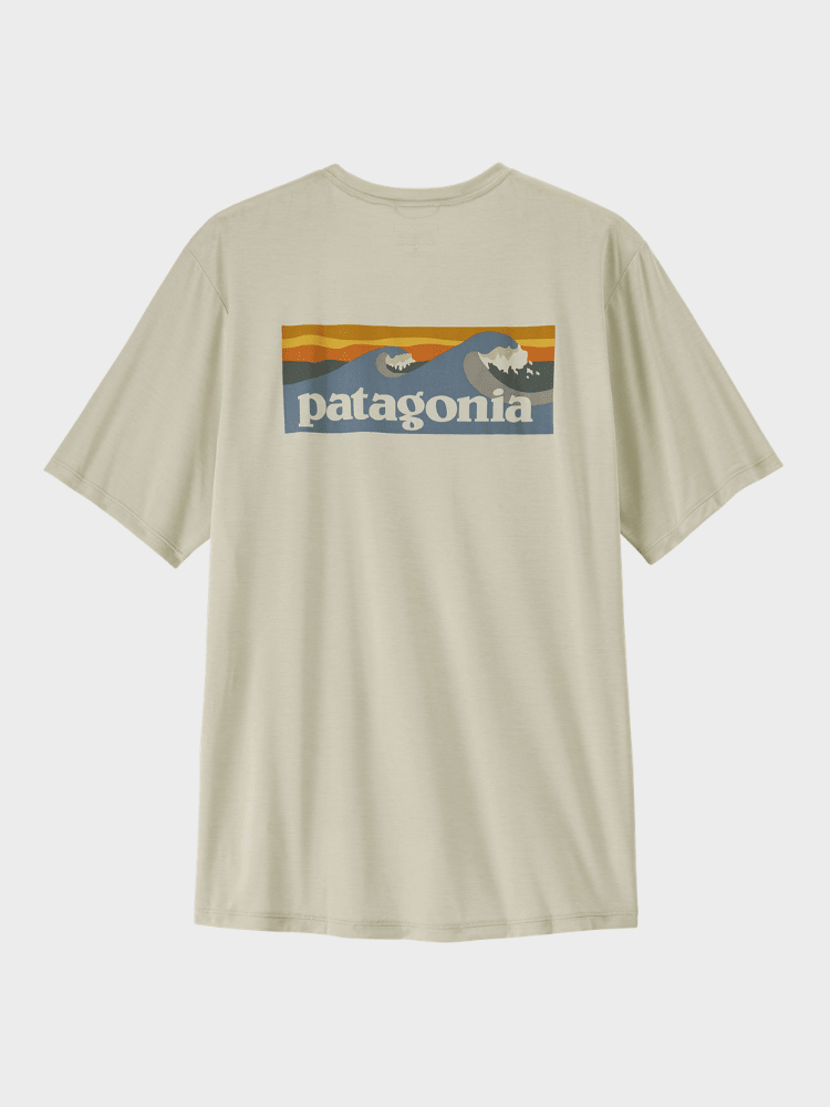 Capilene Cool Daily Tech Tee - Boardshort Logo - Dyno White - Gumpel & Co