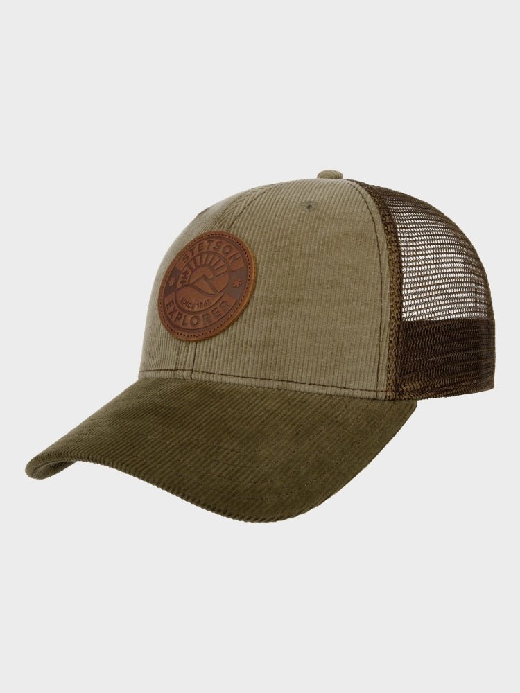 Baseball Cap Leather Patch - Unisex - Forrest Green - Gumpel & Co