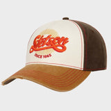 Baseball Cap Vintage Distressed - Unisex - Hvid/Brun - Gumpel & Co