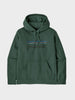 P6 Logo Uprisal Hoodie - Herre - P-6 Outline: Canopy Green