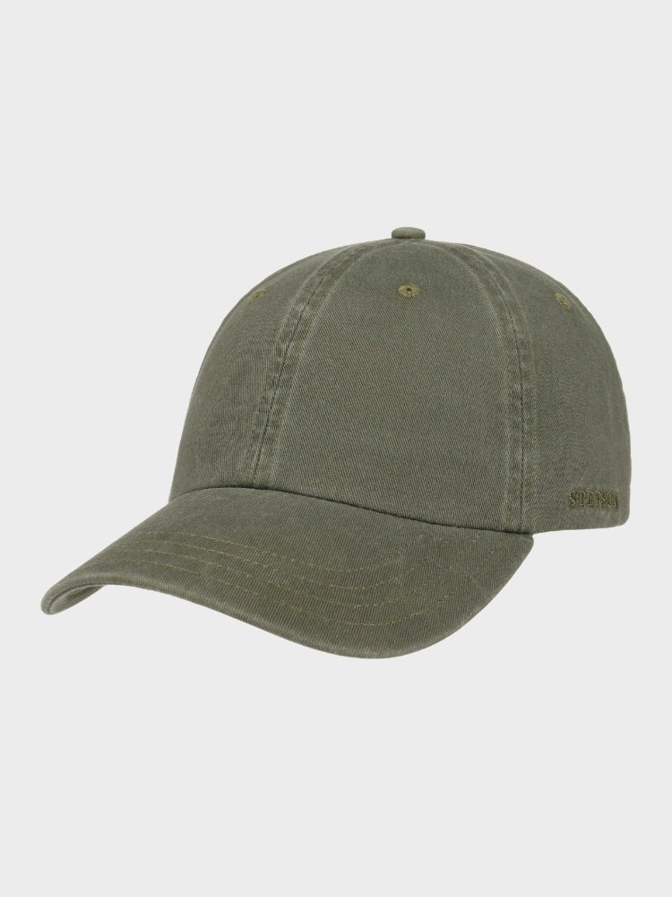 Baseball Cap Cotton - Unisex - Faded Olive - Gumpel & Co