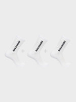 Everyday Crew 3-Pack Skistrømper - Unisex - White / White / White