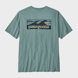 Patagonia Responsibili Tshirt - Herre - Boardshort Logo / Blue Sage