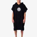 Icons Hooded Towel - Black - Gumpel & Co