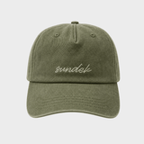Vintage Baseball Kasket - Unisex - Mørkegrøn - Gumpel & Co