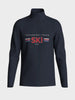 Mens Moore ZipUp Sweater - Navy Blue