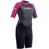 Kid's Shorty G - Force Våddragt | Børn | Sort/Pink - Gumpel & Co