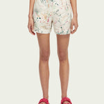 Women's High Rise Mini - length Shorts - Dame - Wilder White - Gumpel & Co