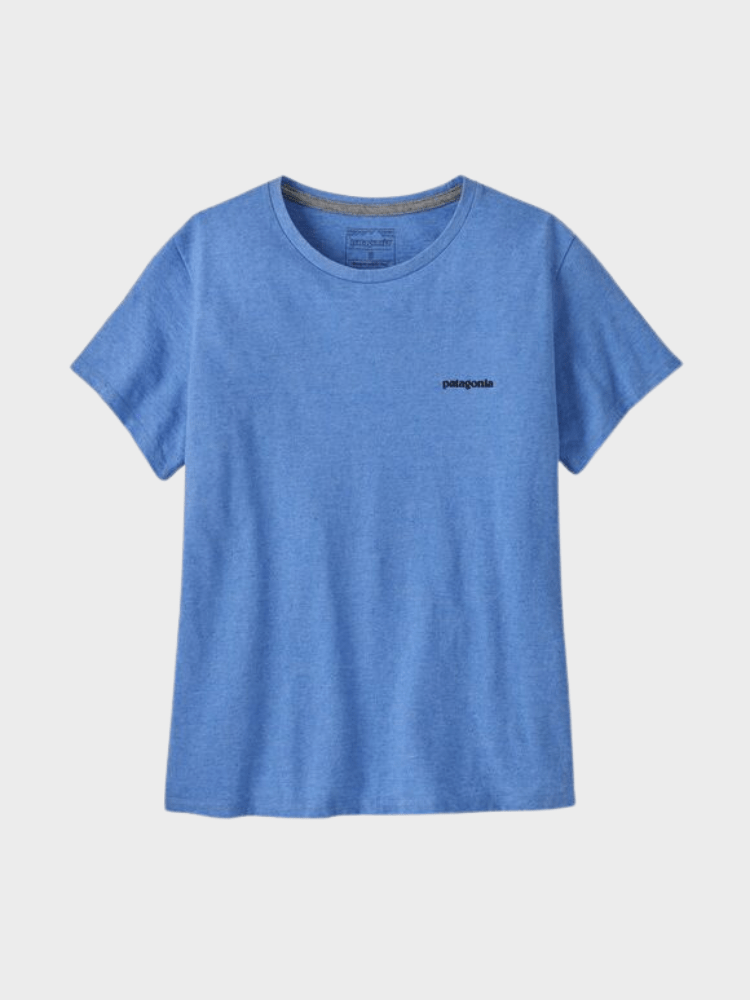 P 6 Logo Responsibiliti Tshirt - Dame - Abundant Blue - Gumpel & Co