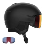 Driver Sigma Plus Visir Skihjelm - Unisex - Black - Gumpel & Co