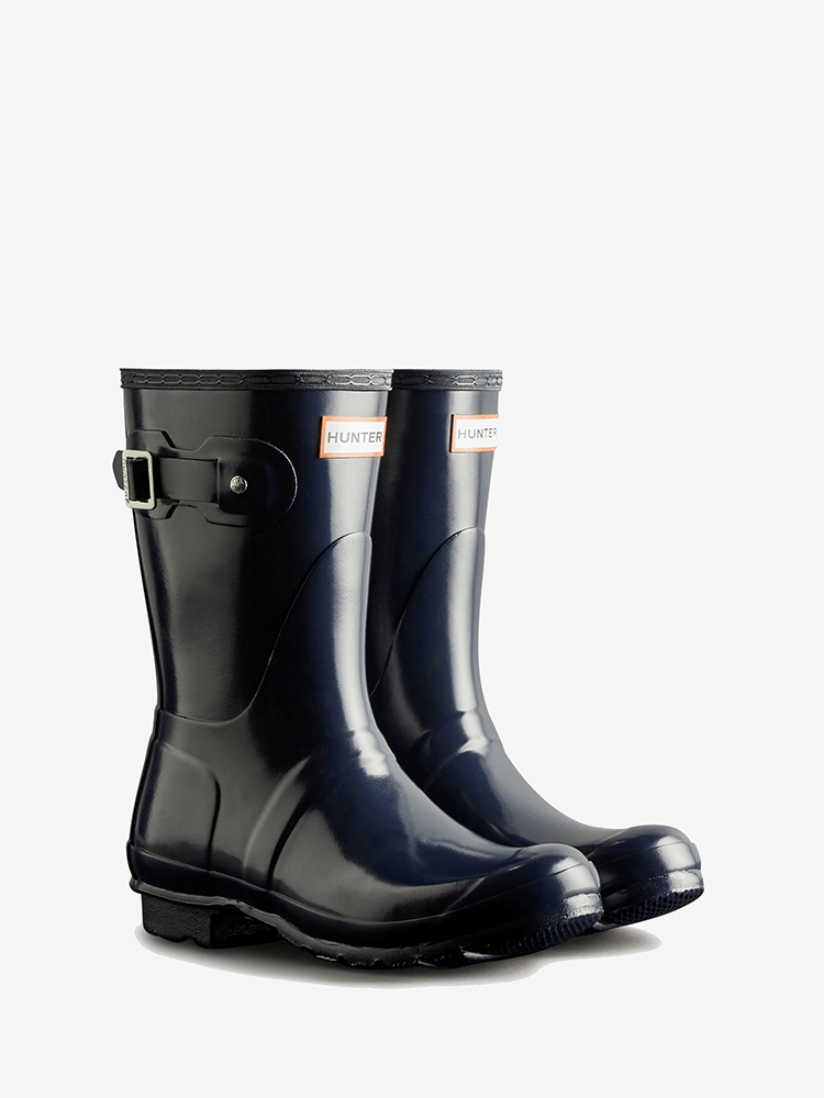 Original Short Boot Gloss - Navy - Dame - Gumpel & Co