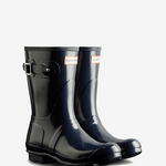 Original Short Boot Gloss - Navy - Dame - Gumpel & Co