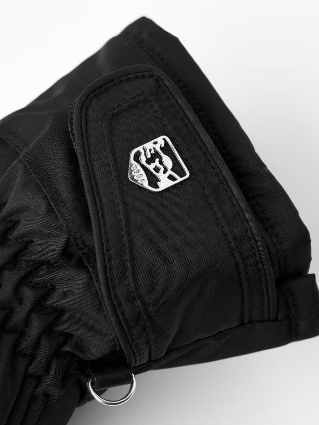 Primaloft Leather Female Mitt Skihandsker - Dame - Black - Gumpel & Co