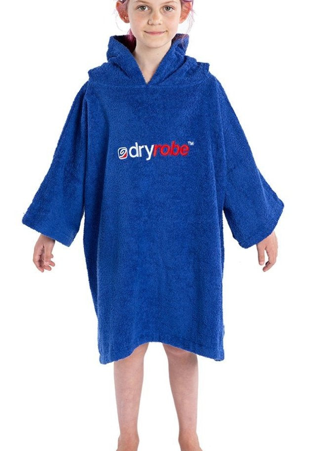 Frotté Badeponcho | Børn | Royal Blue - Gumpel & Co