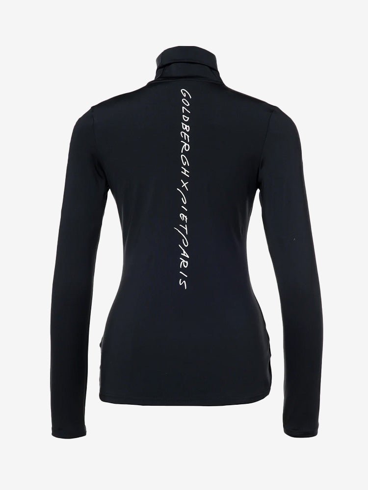 Fatale Long Sleeve Turtleneck - Dame - Black - Gumpel & Co