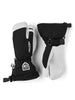Junior Army Leather Heli 3-finger Ski Glove - Kids - Black